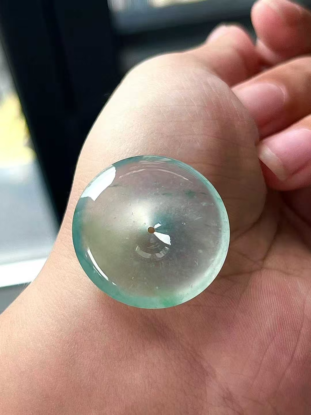 1023352 翡翠平安扣 (27.7mm直徑)