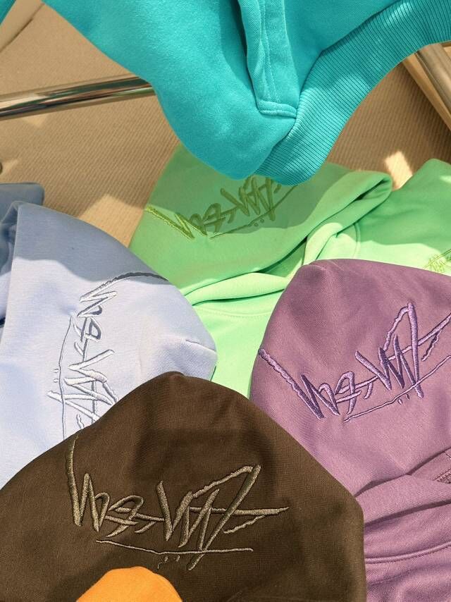 𝐒𝐭𝐮𝐬𝐬𝐲 糖果色系絨毛衛衣