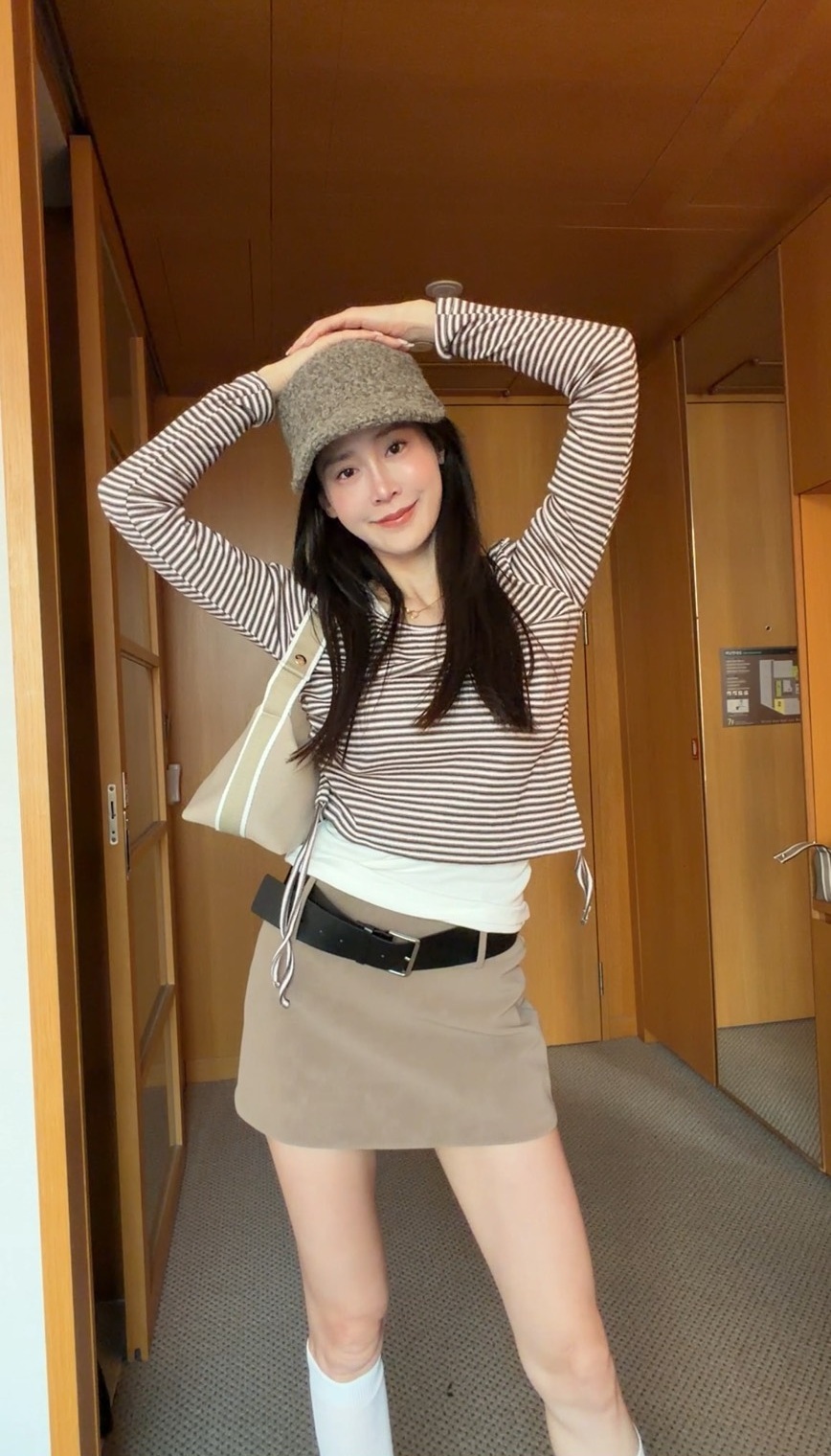 ｜韓國｜微露肩兩件式上衣*少量現貨*