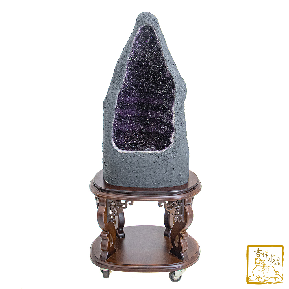 巴西手打洞紫水晶洞 77.5kg 聚財旺運