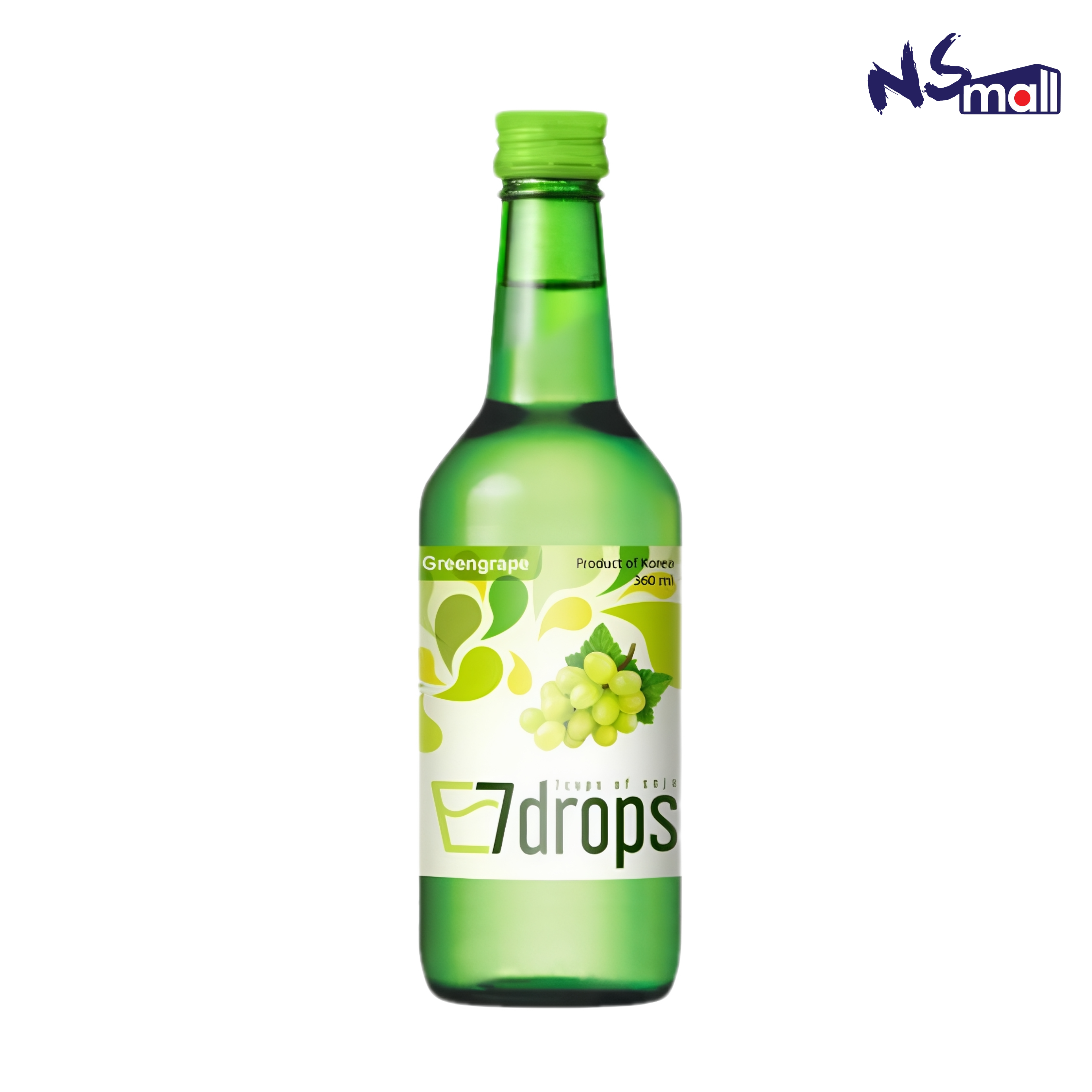 韓國 7DROPS 青提子味燒酒12% 360ml