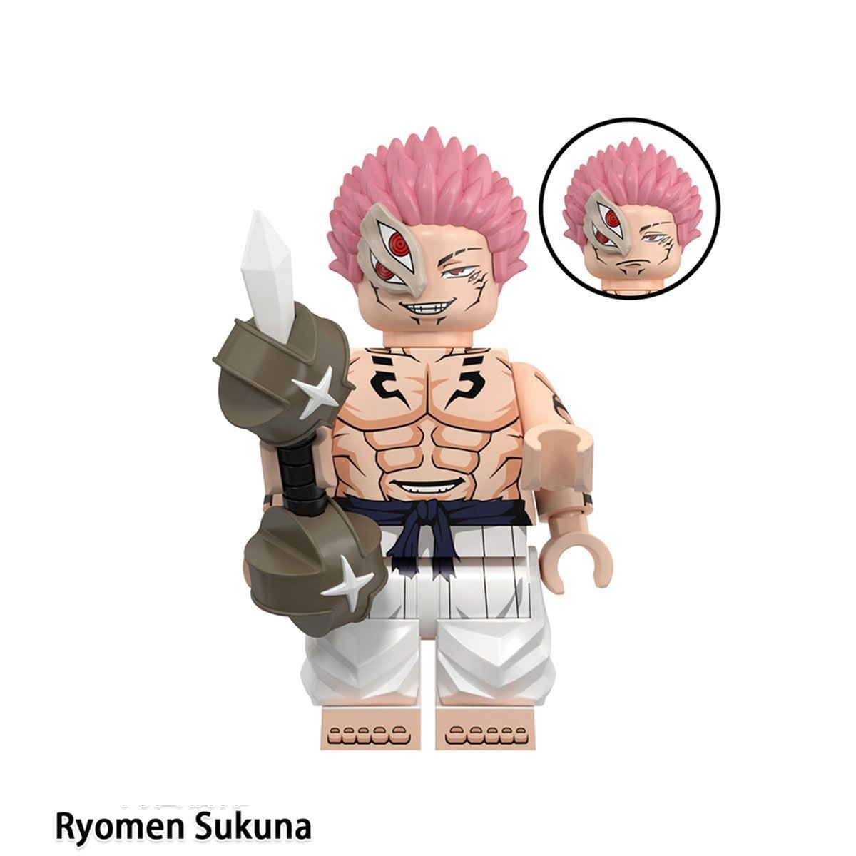 Jujutsu Kaisen Ryomen Sukuna Custom Minifigures Fit Lego WM6200 WM2854