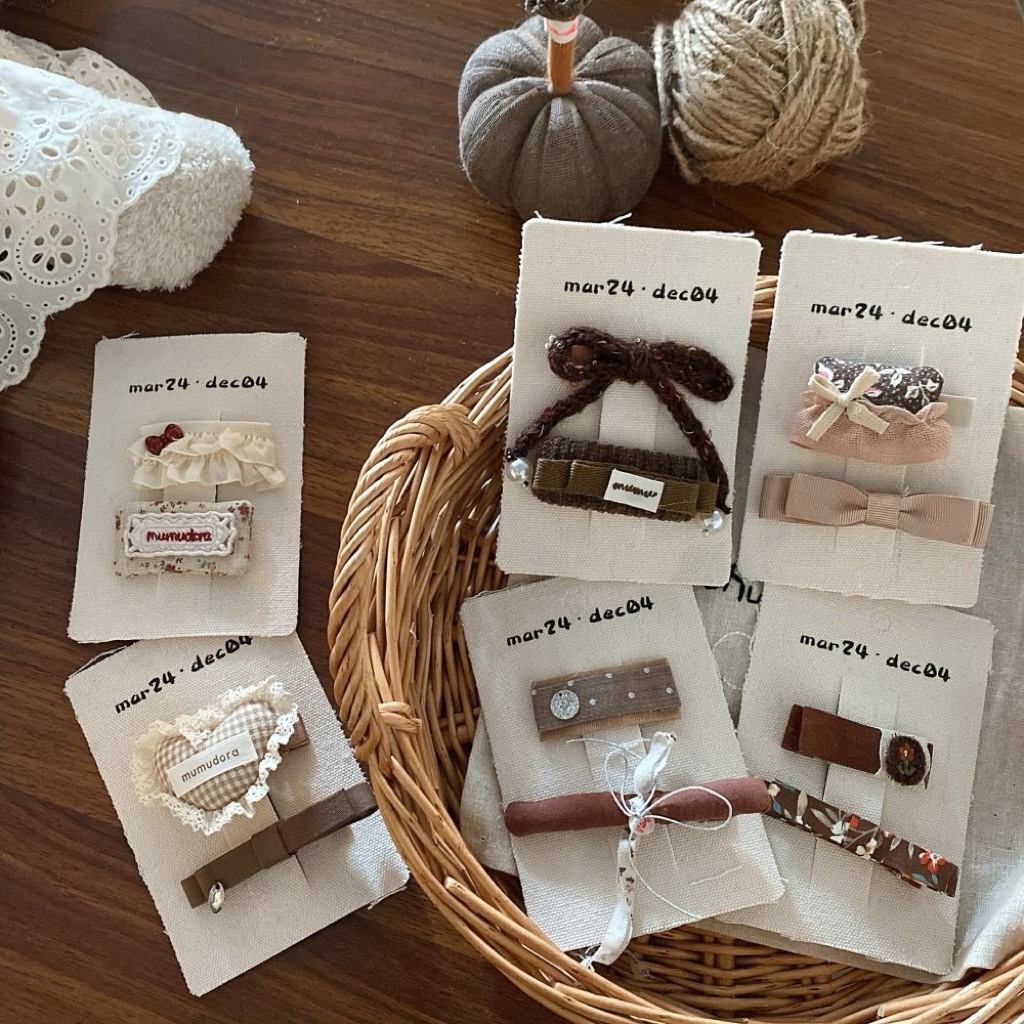 愛心蝴蝶結髮夾|多款