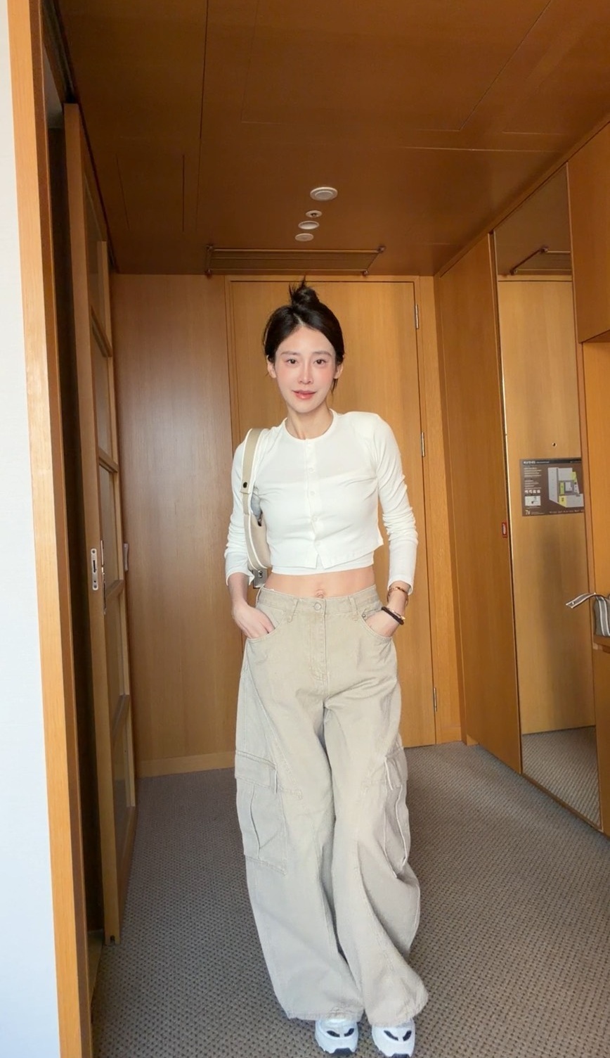 ｜韓國｜細肩背心+墊肩外套組