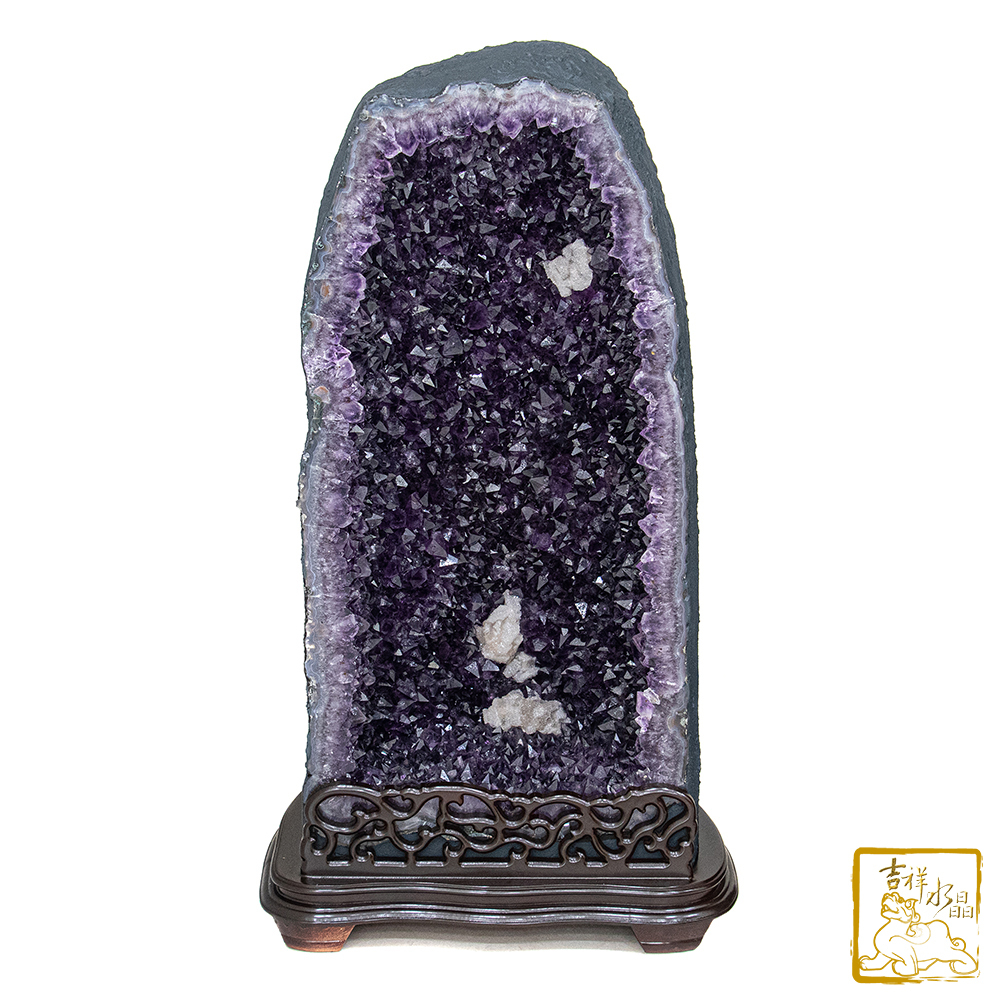 巴西紫水晶洞67.55kg 鎮宅聚財【吉祥水晶專賣店】
