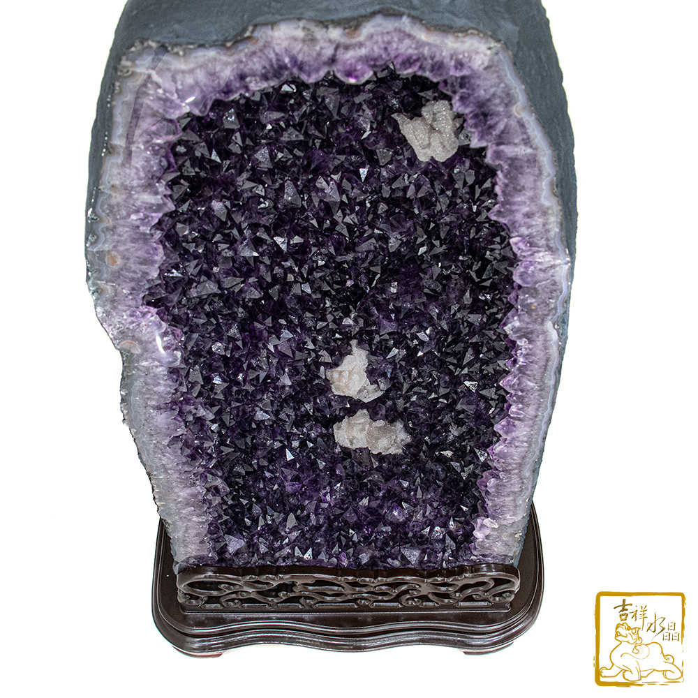 巴西紫水晶洞67.55kg 鎮宅聚財【吉祥水晶專賣店】