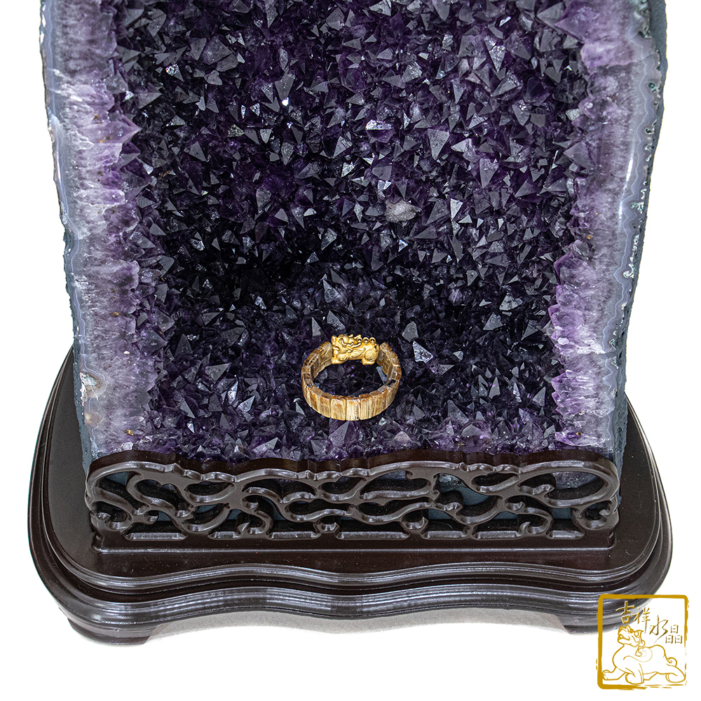 巴西紫水晶洞63.3kg 鎮宅聚財【吉祥水晶專賣店】