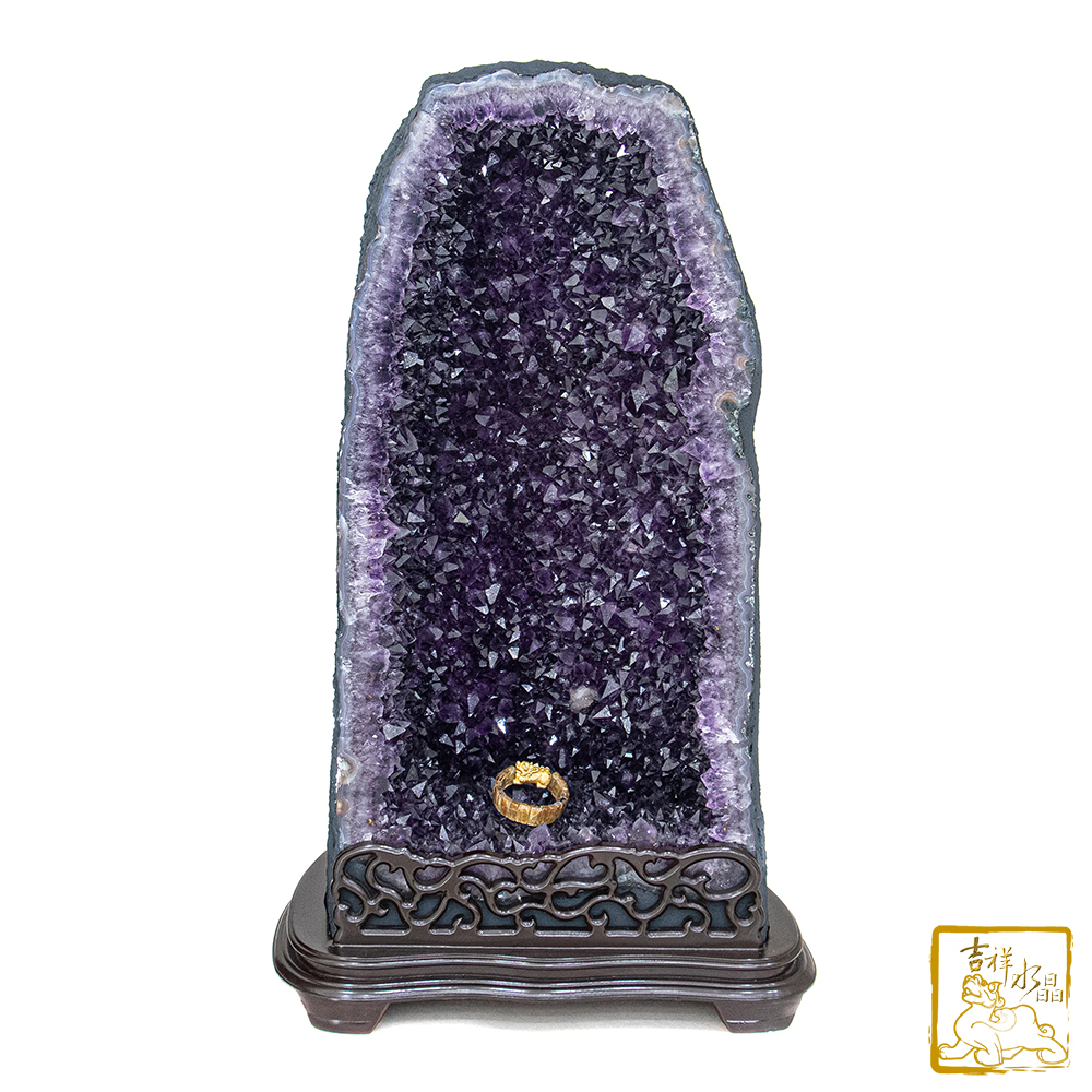 巴西紫水晶洞63.3kg 鎮宅聚財【吉祥水晶專賣店】