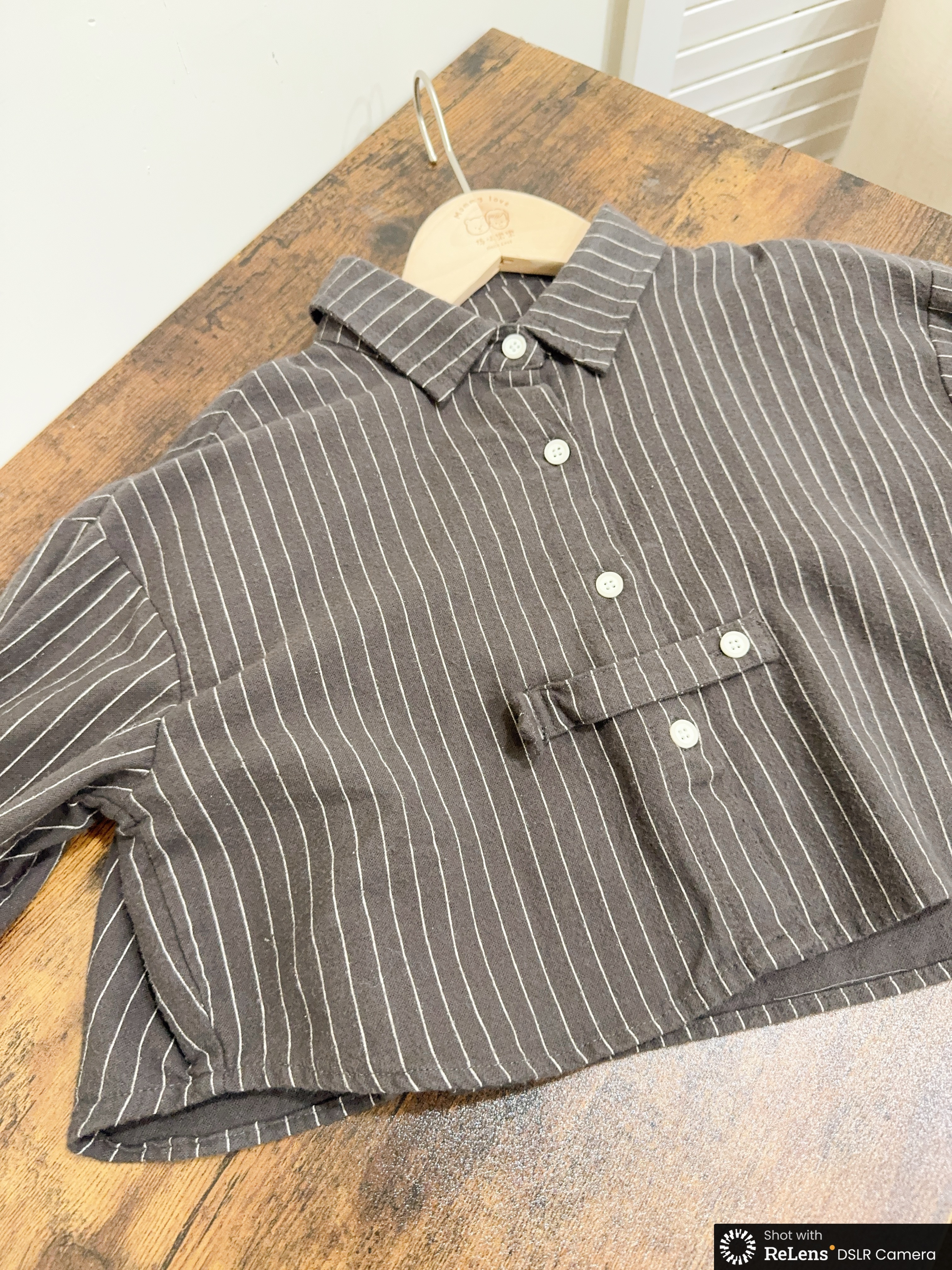 FBQ06788日系直條紋襯衫d45