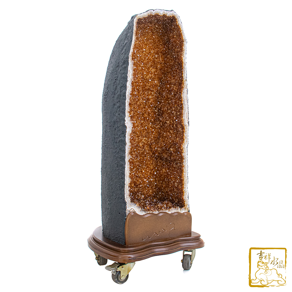 巴西黃水晶洞 85.8kg 聚財旺運