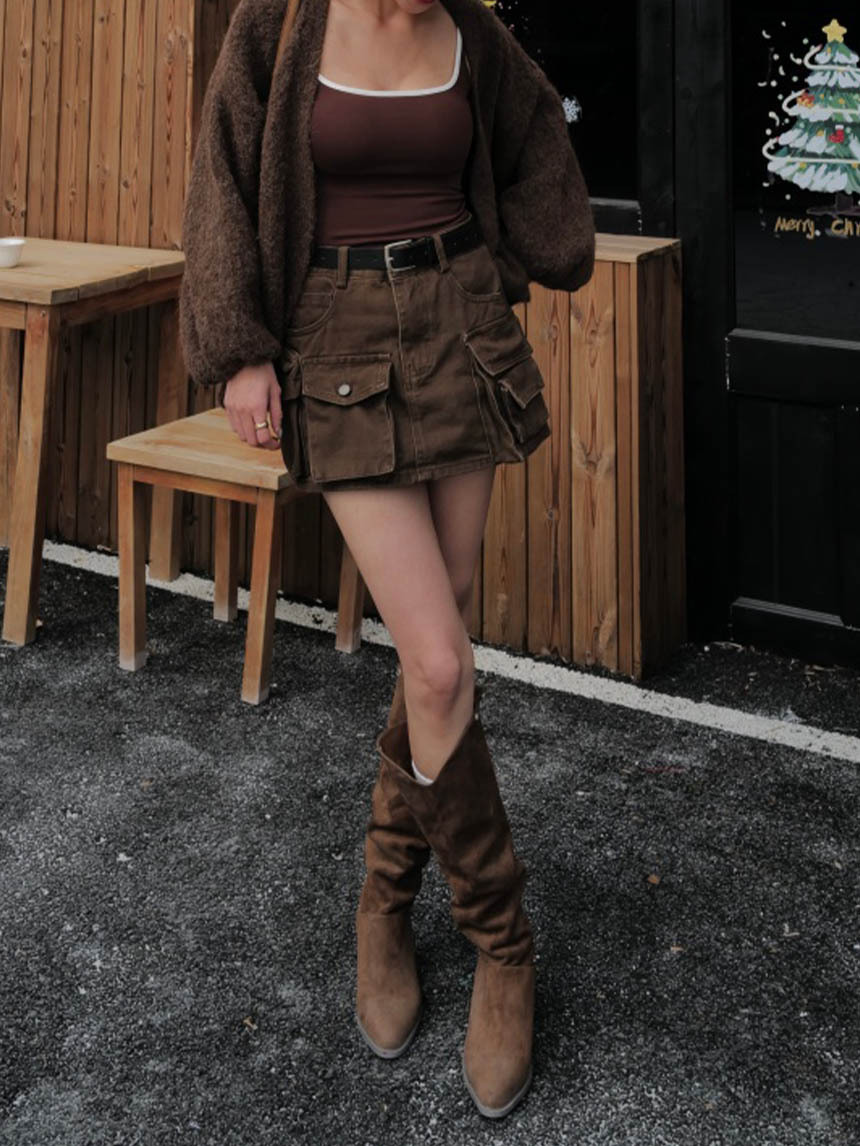 高磅個性四季工裝短裙*4色