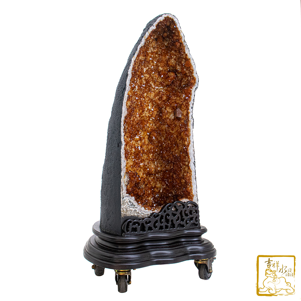 巴西黃水晶洞 50.2kg 聚財旺運