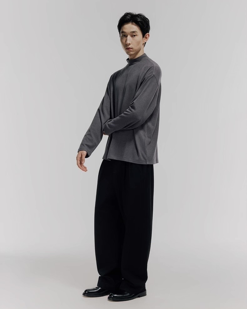 #預購 MASSULTI 25AW EcoCosy®自發熱暖絨 圓領 半高領 保暖長袖打底衫 三色