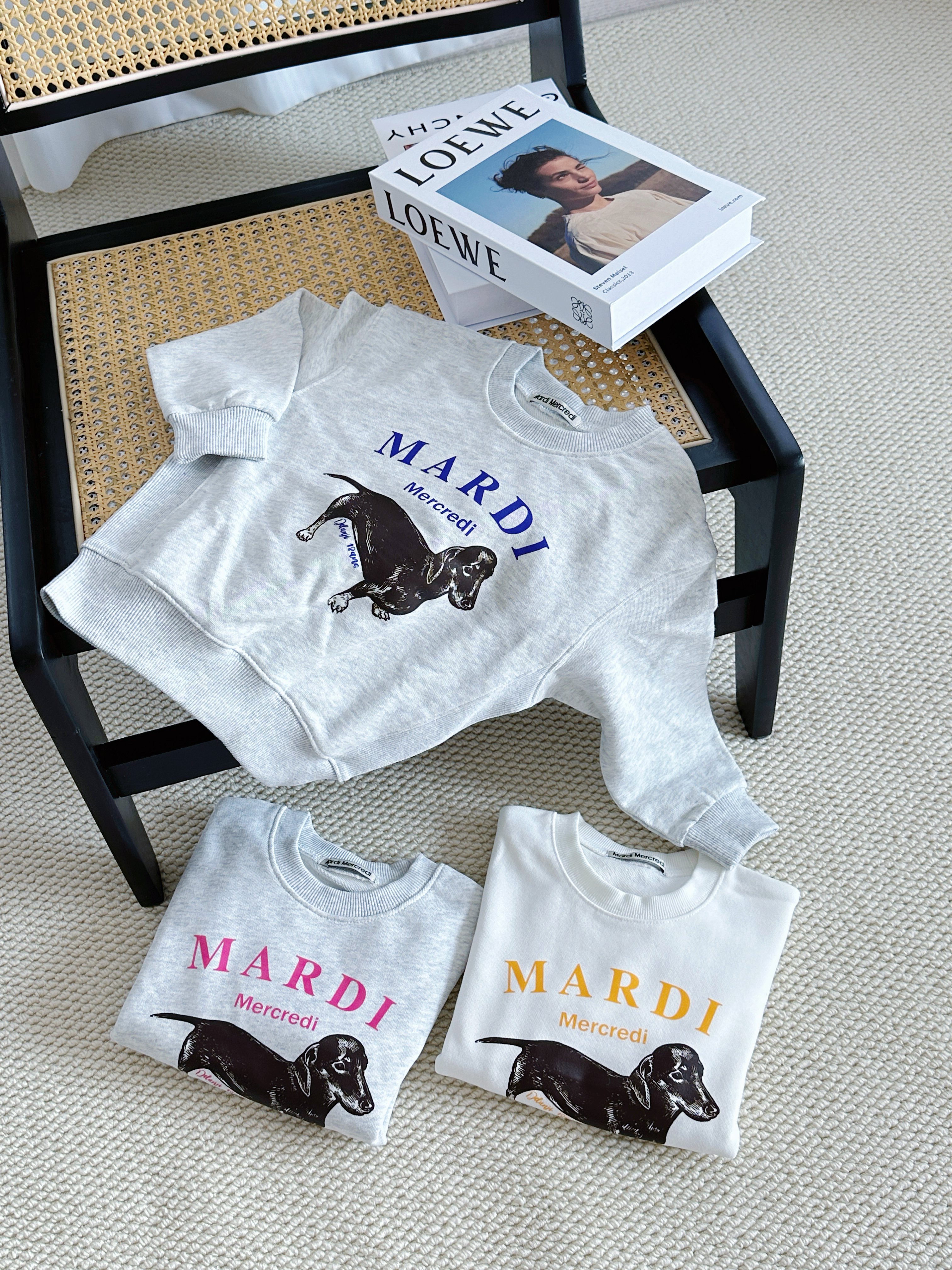 𝐌𝐚𝐫𝐝𝐢 小雛菊親子衛衣 第13團 - 狗狗新款