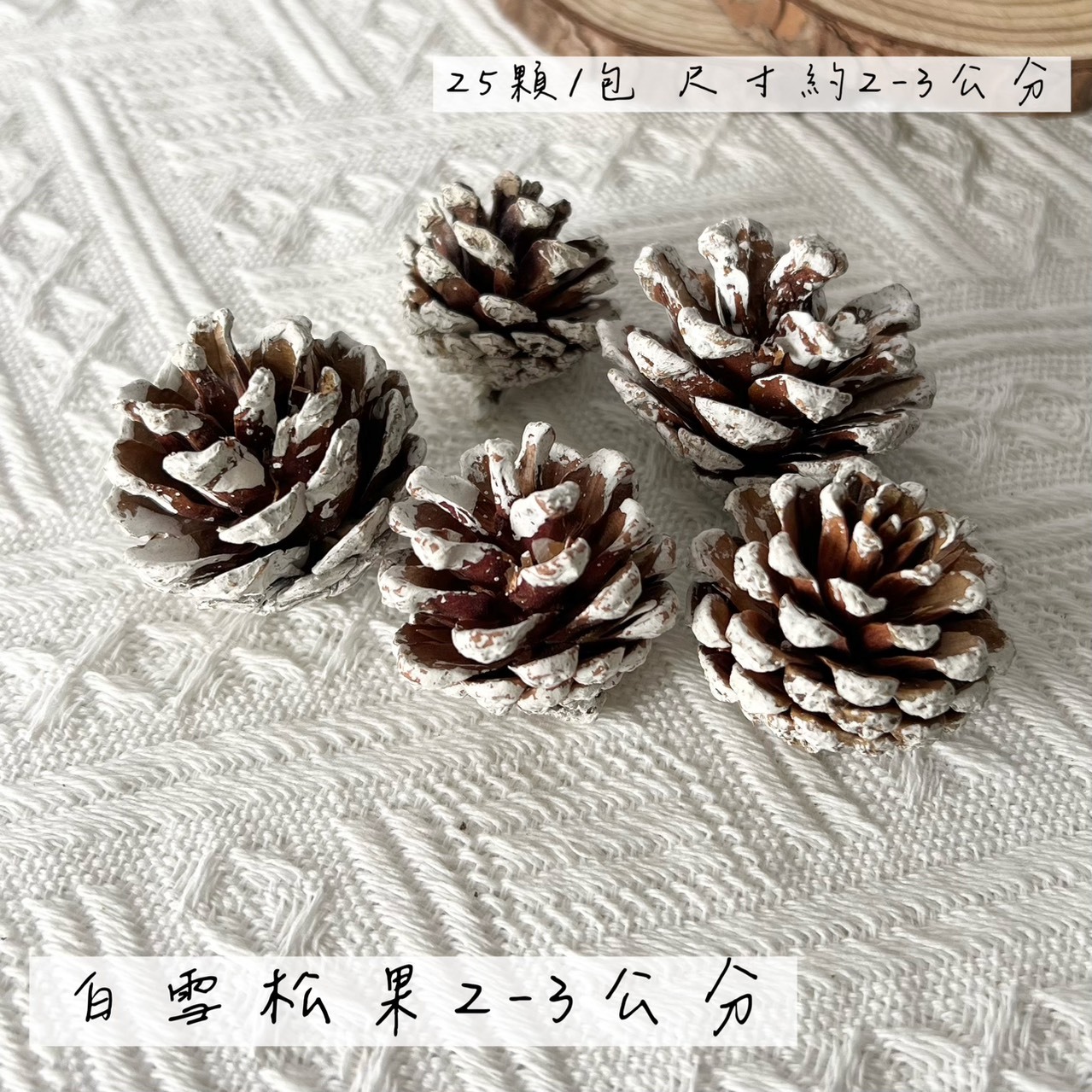 白雪松果2-3公分(包)