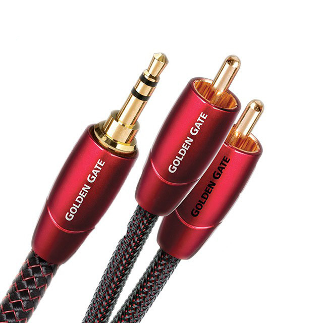 美國線聖 AudioQuest Golden Gate 【3.5mm To RCA】訊號線