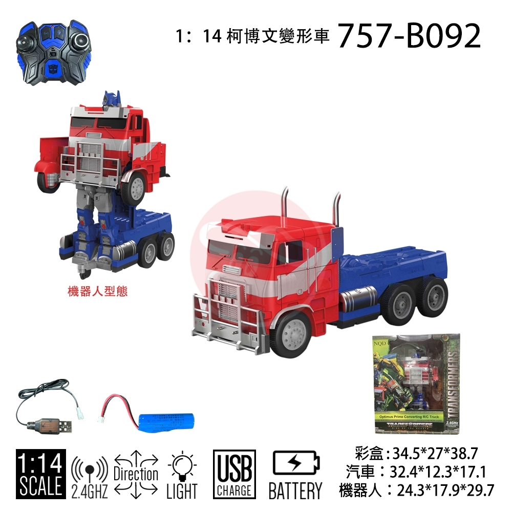 1:14 柯博文變形車