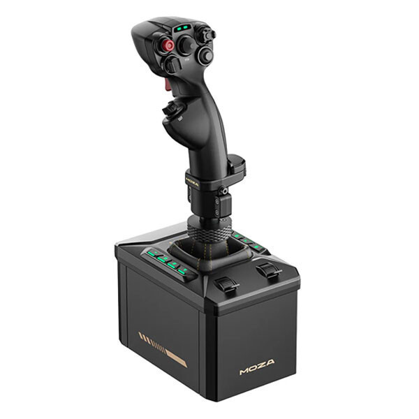 米特3C數位–MOZA 魔爪 AB6 6牛頓米 飛行力回饋套裝 模擬飛行基座 含握把操縱搖桿/AS017