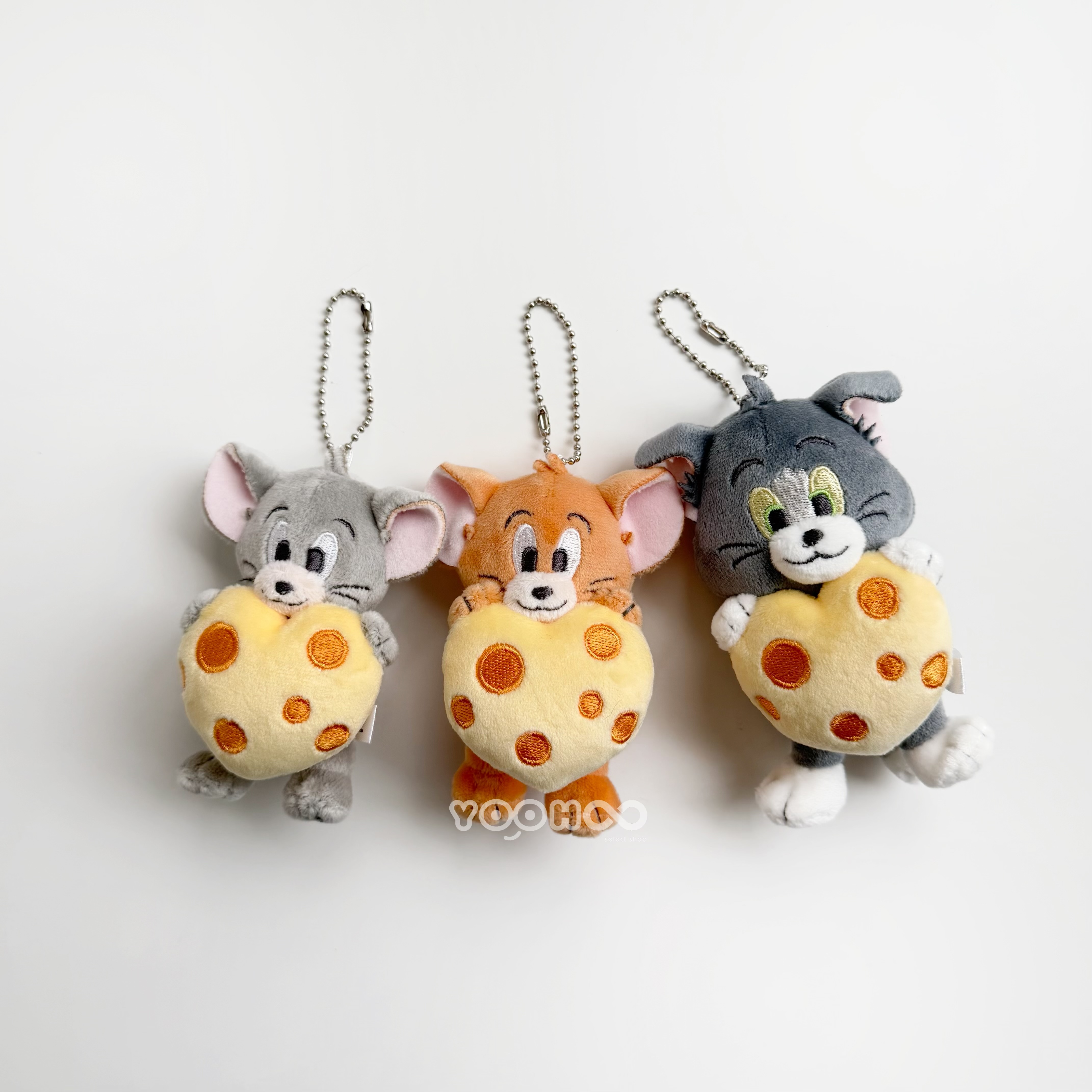 現貨┃日本 Tom and Jerry 湯姆貓與傑利鼠 泰菲 愛心 起司 吊飾