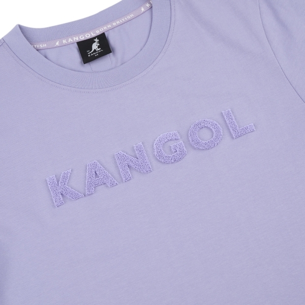 KANGOL 短T 白 粉 紫 立體LOGO 袋鼠 短袖 上衣 女 6422100100 6422100141 6422100191