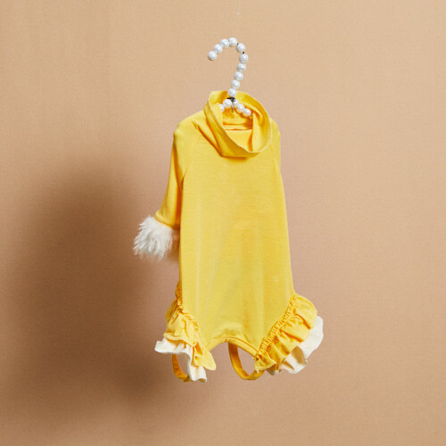 Louisdog 琥珀慕斯喀什米爾連身褲