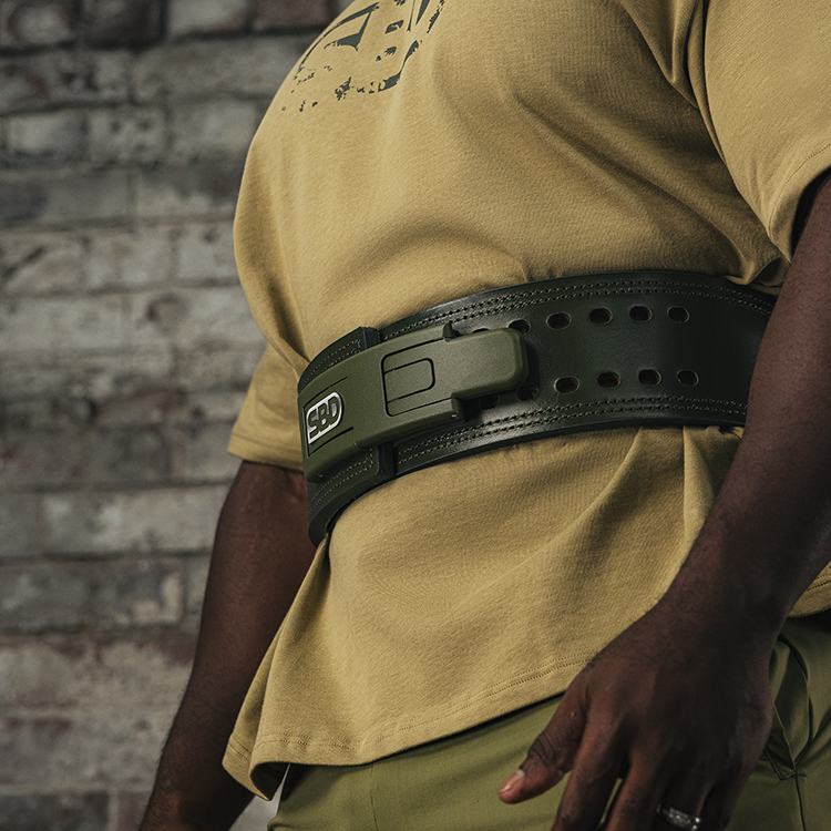 戰志系 - 10mm 健力腰帶 (卡其綠)