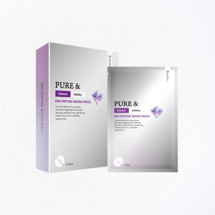 【次世代凍晶微刺科技｜外泌多肽深層修護因子】1小時緊實拉提 Pure&外泌多肽凍刺微臻（四對/盒）