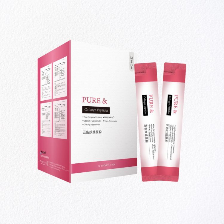 訂閱制【業界唯一 五重膠原 × 蠶絲蛋白｜全面豐盈配方】Pure&五告妖嬌膠原粉（30包/盒）