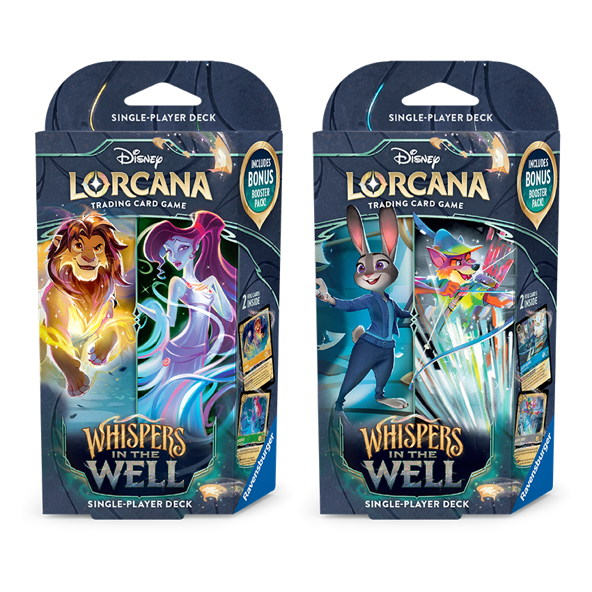 迪士尼 LORCANA 集換式卡片遊戲 : Set 10 - whispers in the well - Starter Deck -Simba & Meg