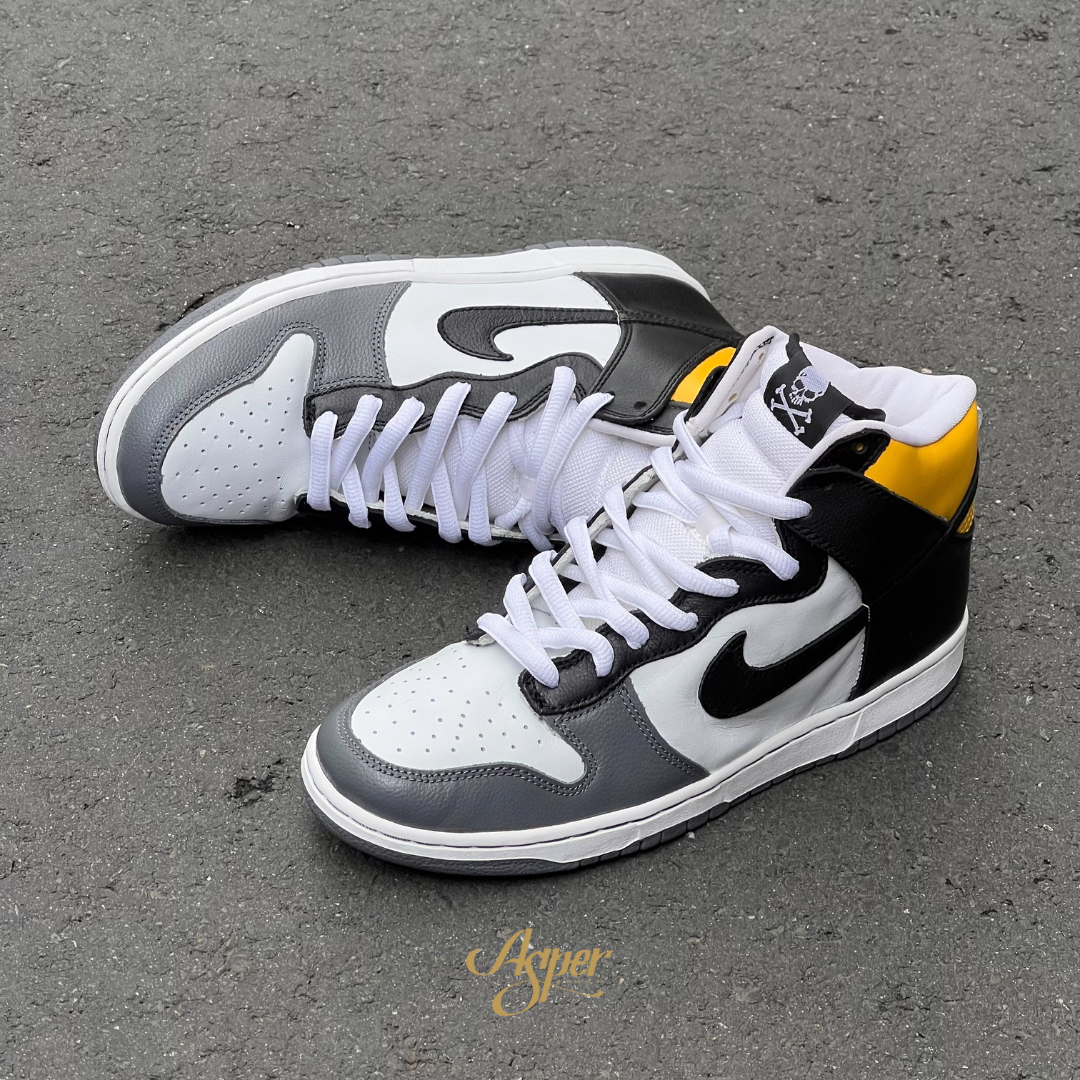 【無鞋盒】Nike SB Dunk High "Daniel Shimizu" 黑灰黃 男鞋 305050-101