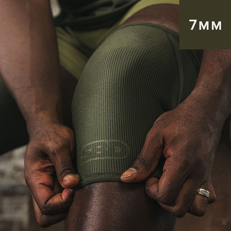 戰志系 - 健力護膝 (卡其綠)