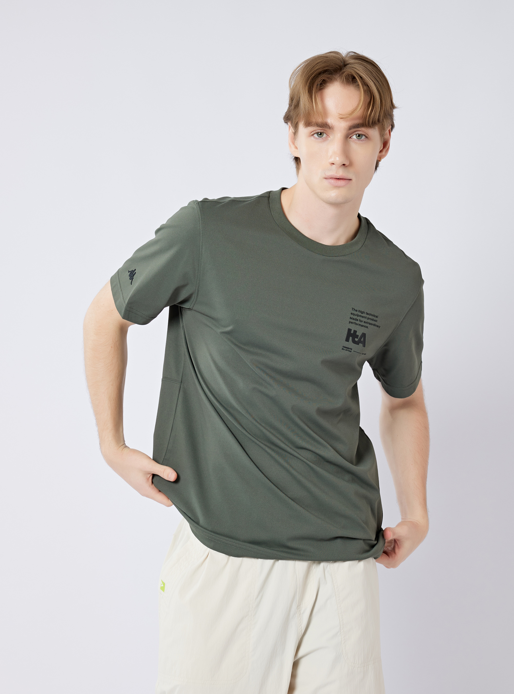 男女適穿 印花圓領短袖T-Shirt