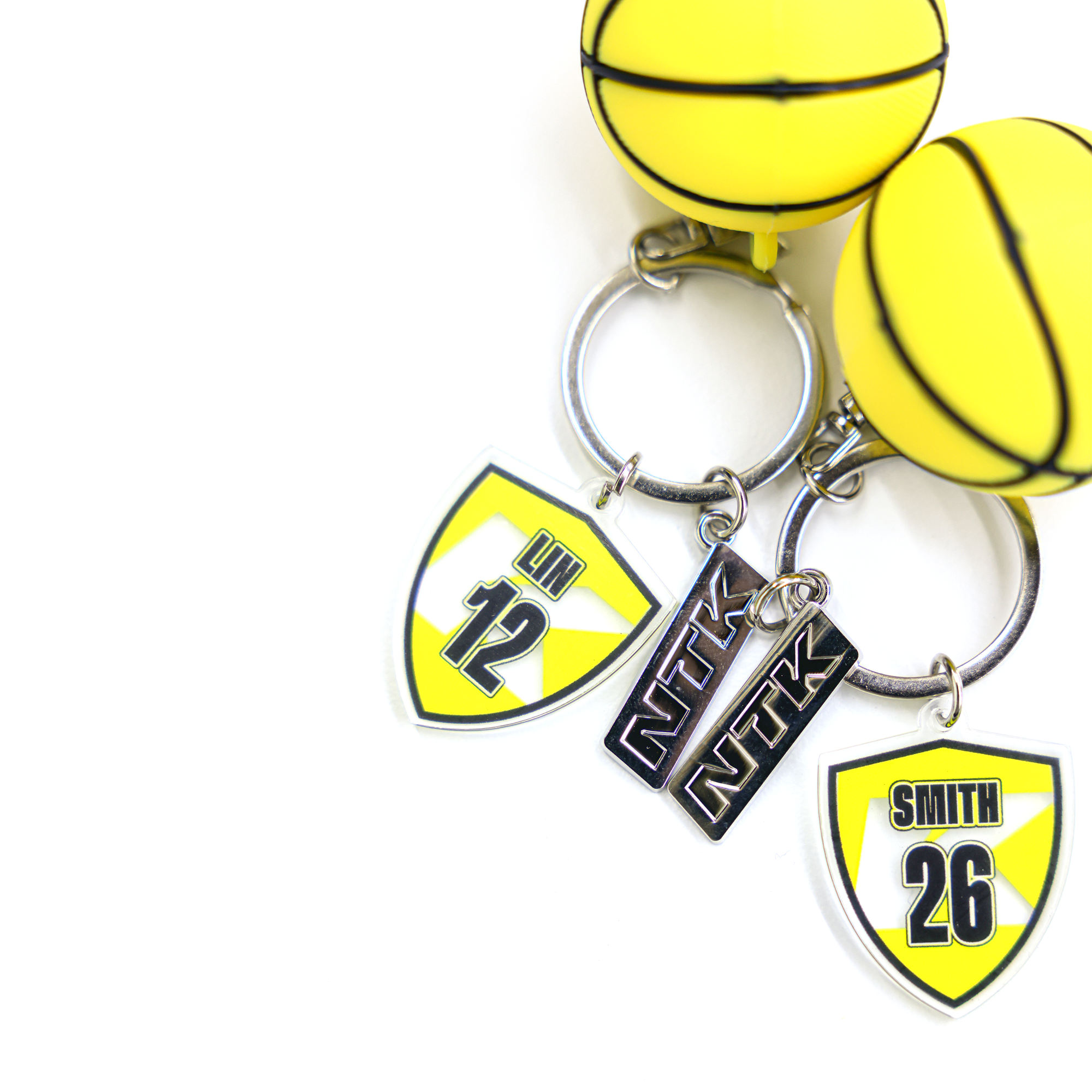 25-26國王小籃球盾牌吊飾｜扭蛋