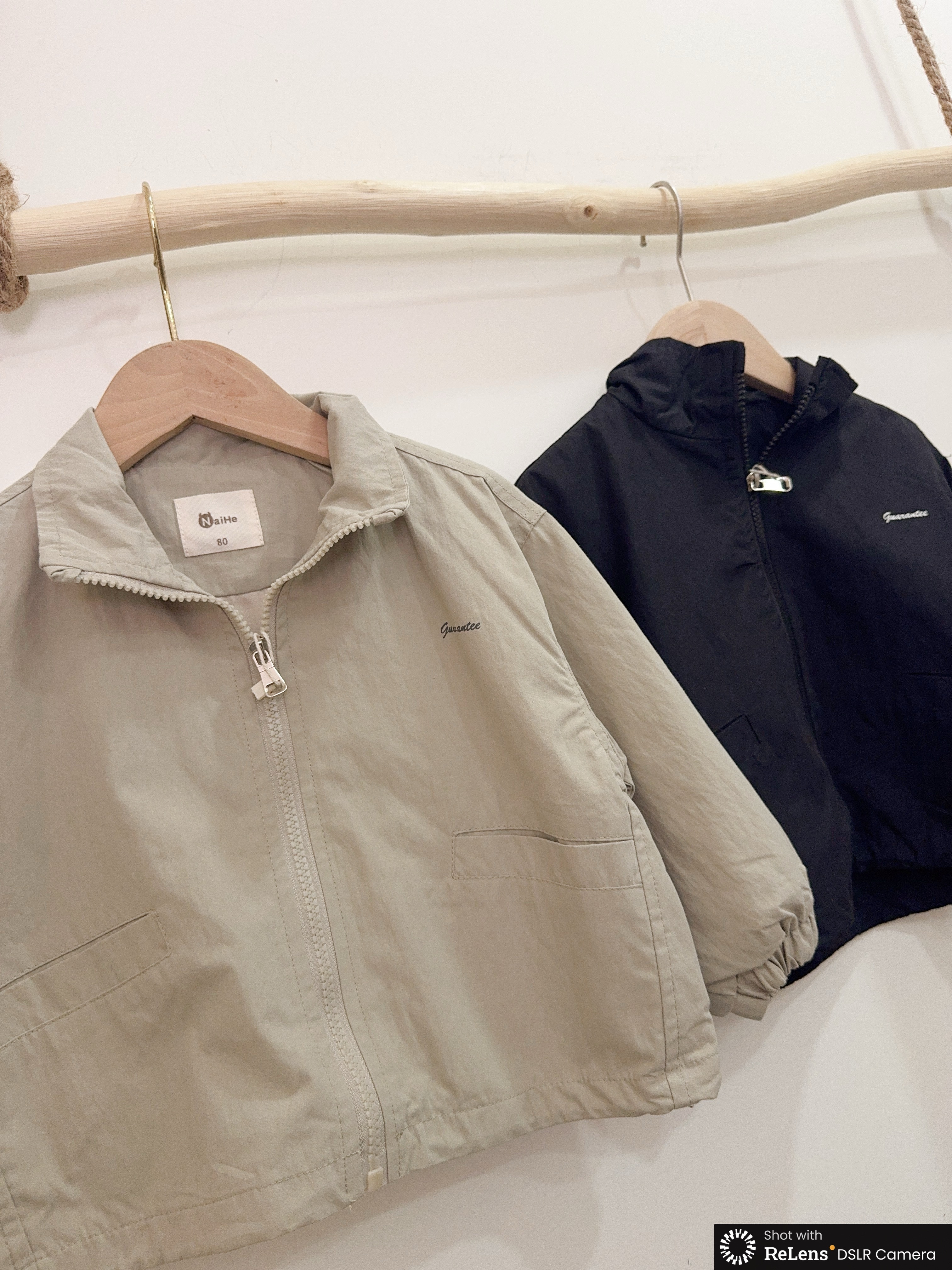 NH6095百搭立領下擺抽繩外套