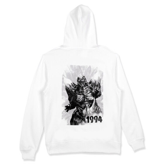 224672 Pbandai 預訂 2026/1月 ゴジラ　モノクロデザインパーカー　スペースゴジラ