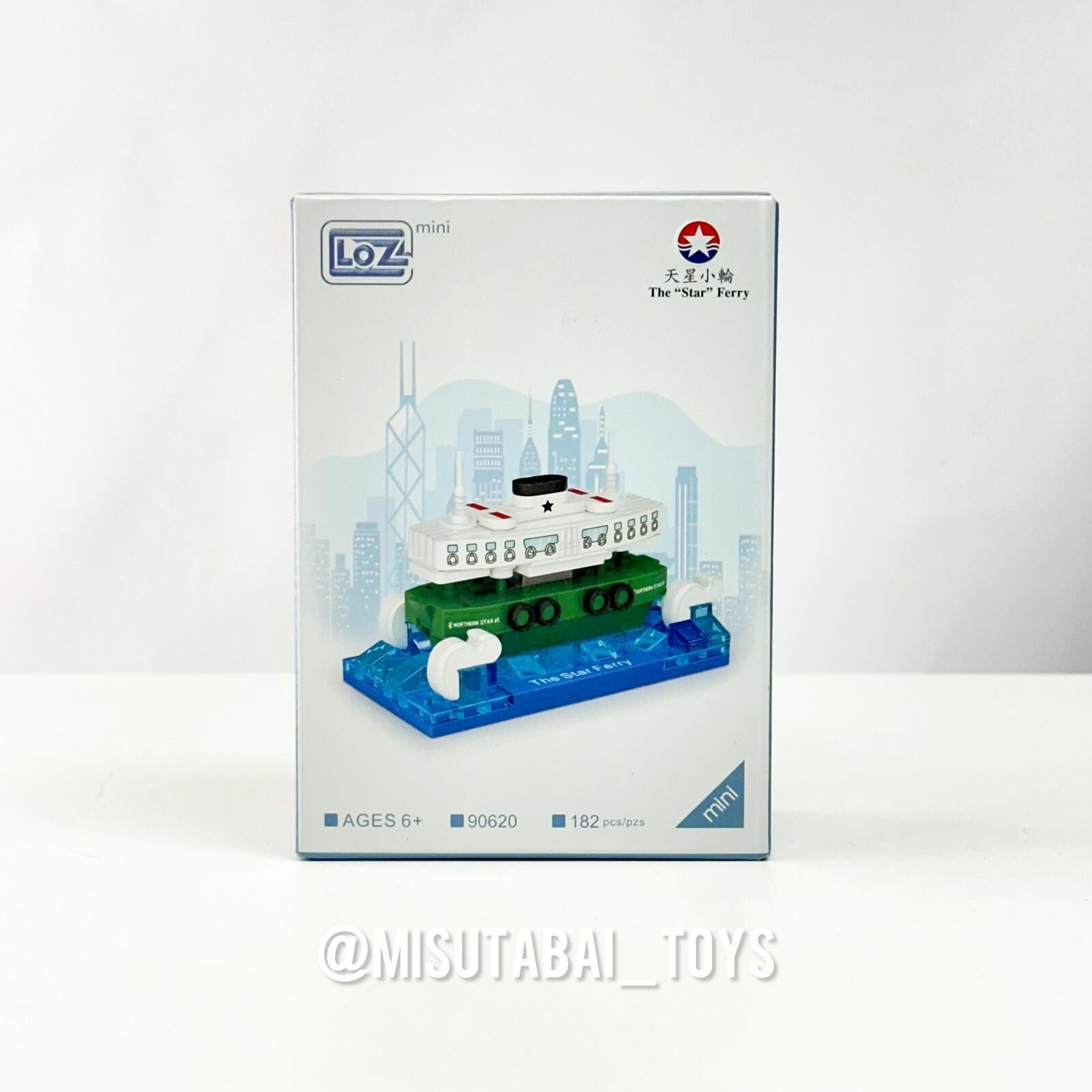 LOZ 香港天星小輪迷你積木模型（授權版）｜城市交通系列 (90620)