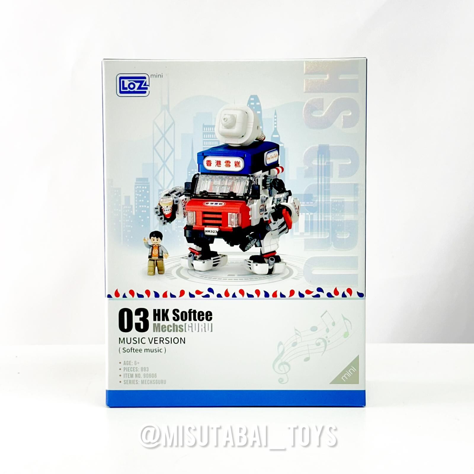 LOZ 香港雪糕車機械人(音樂版) 迷你積木｜MechsGURU 系列 (90606)