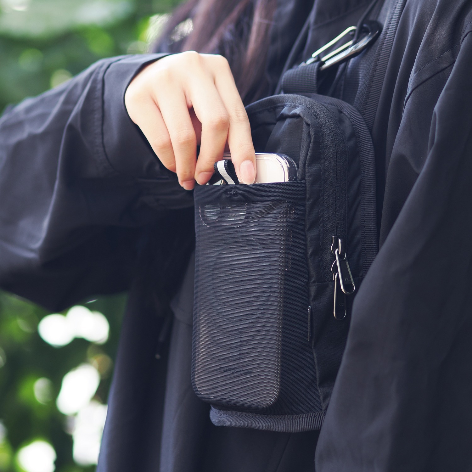 [HANCHOR] 通用肩前拉鍊袋