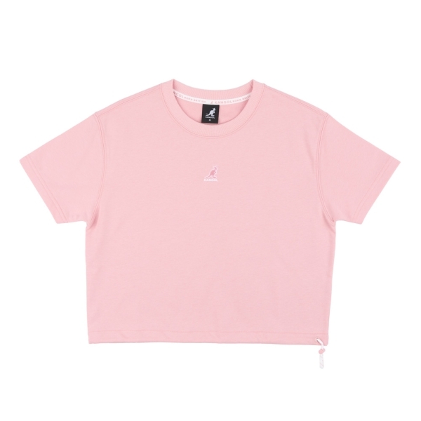 KANGOL 短袖 粉紅 卡其 抽繩 套裝 (另有褲子) 女 6422100441 6422100432