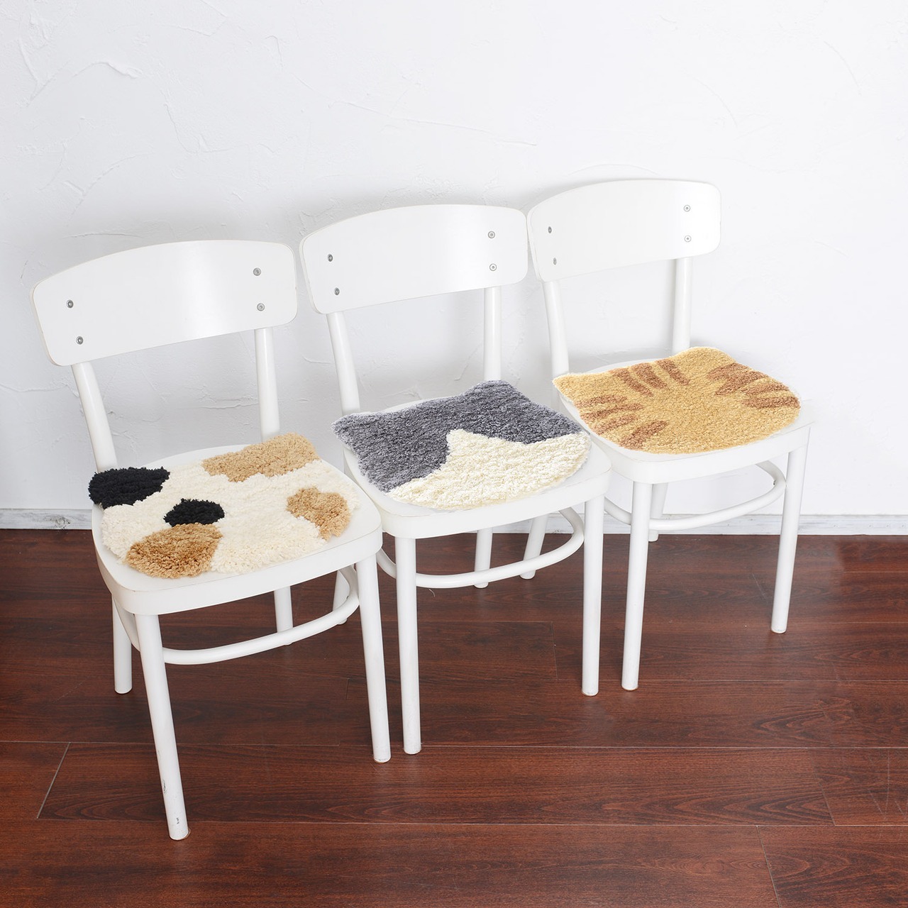 椅墊∣貓臉系列 米克斯貓∣日本 AND PACKABLE