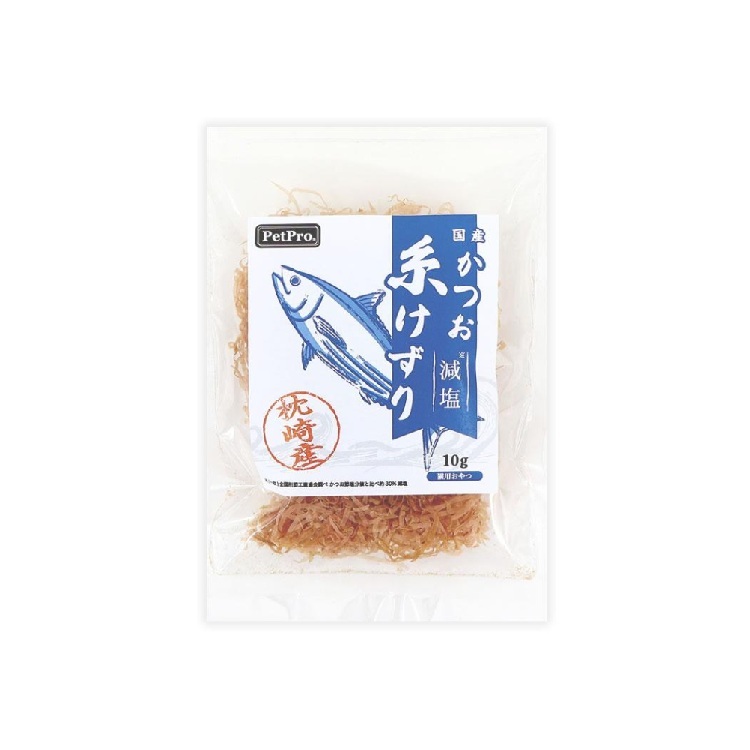 PetPro 貓用 減鹽  鰹魚絲 10g