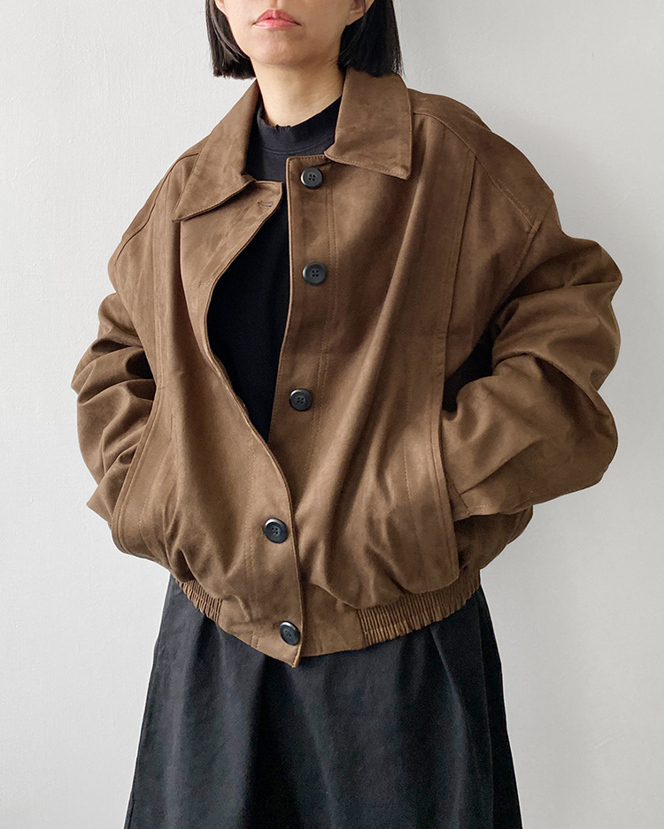 MFO-2812 絨面收腰夾克