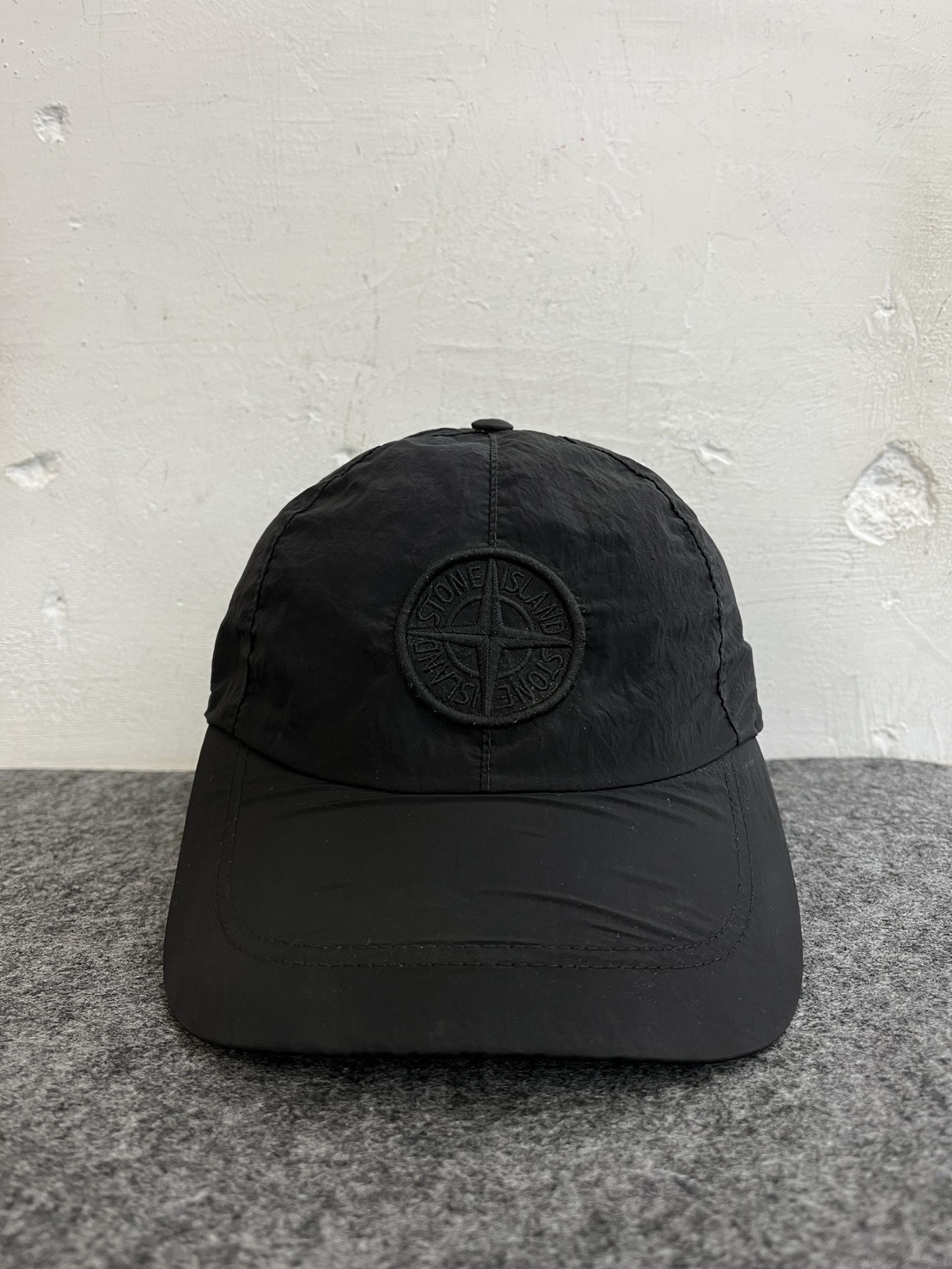Stone Island Nylon Logo Cap Six Panel Hat