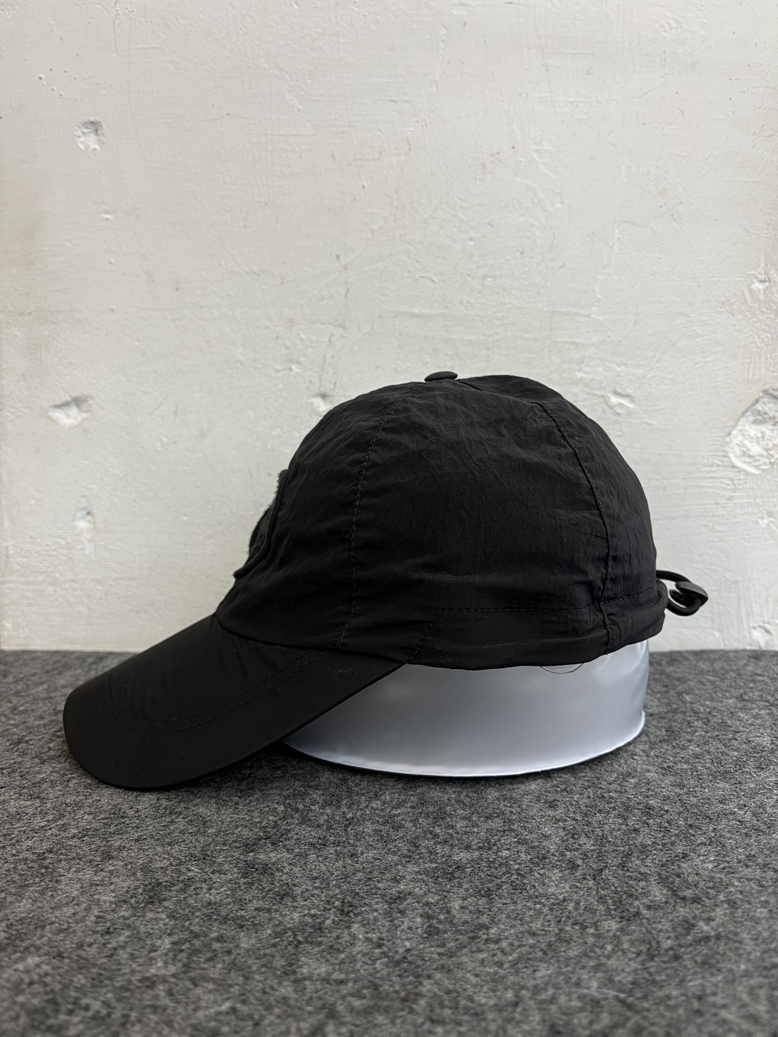 Stone Island Nylon Logo Cap Six Panel Hat