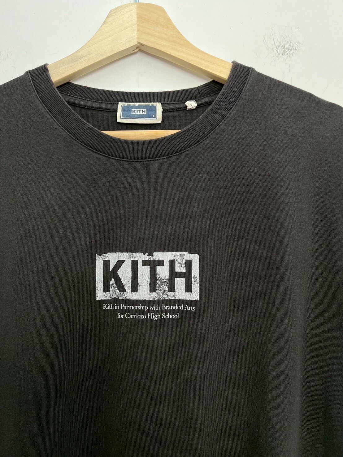 Kith Branded Arts Eroded Logo Student Tee SIZE L