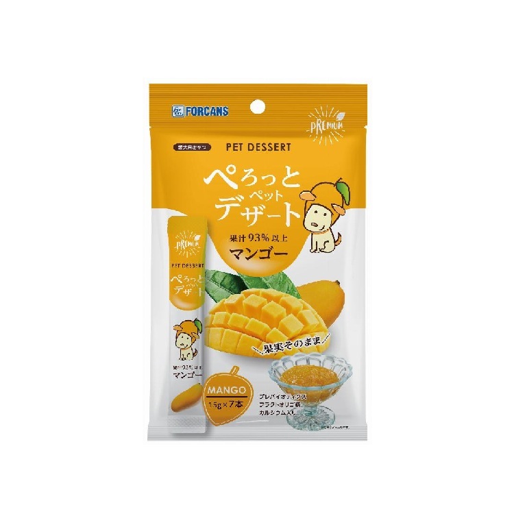 Forcans 有機果實 愛犬用雪芭甜品 芒果味 105g