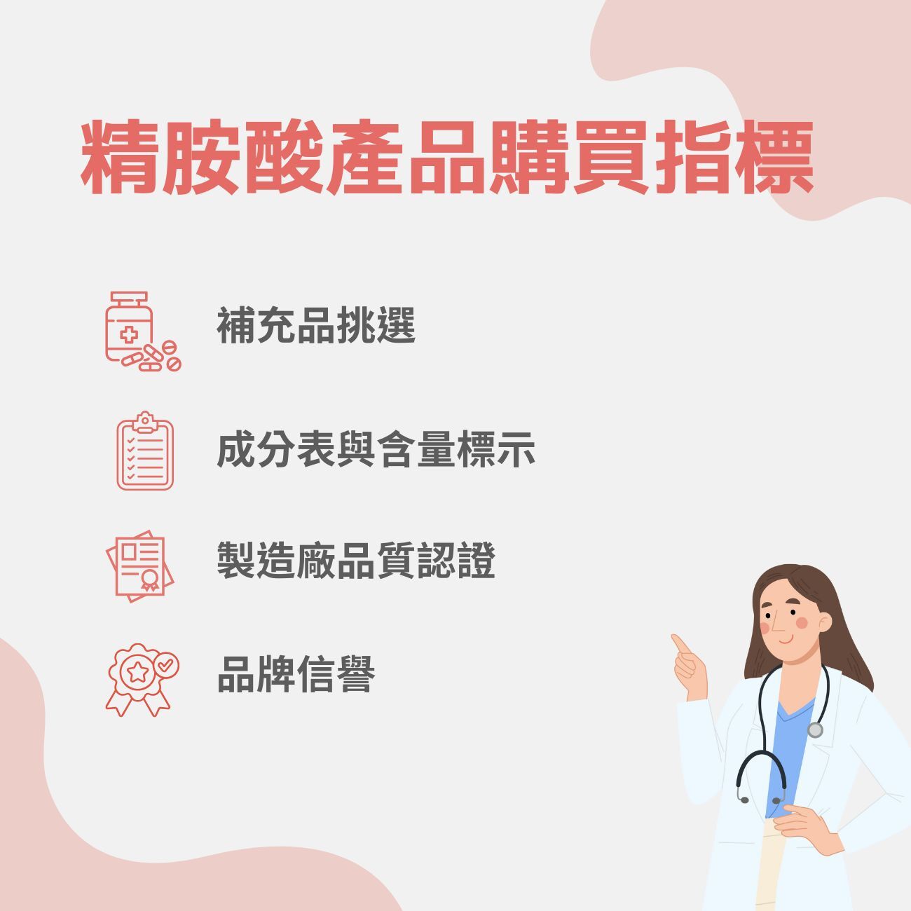 4 大精胺酸購買指標