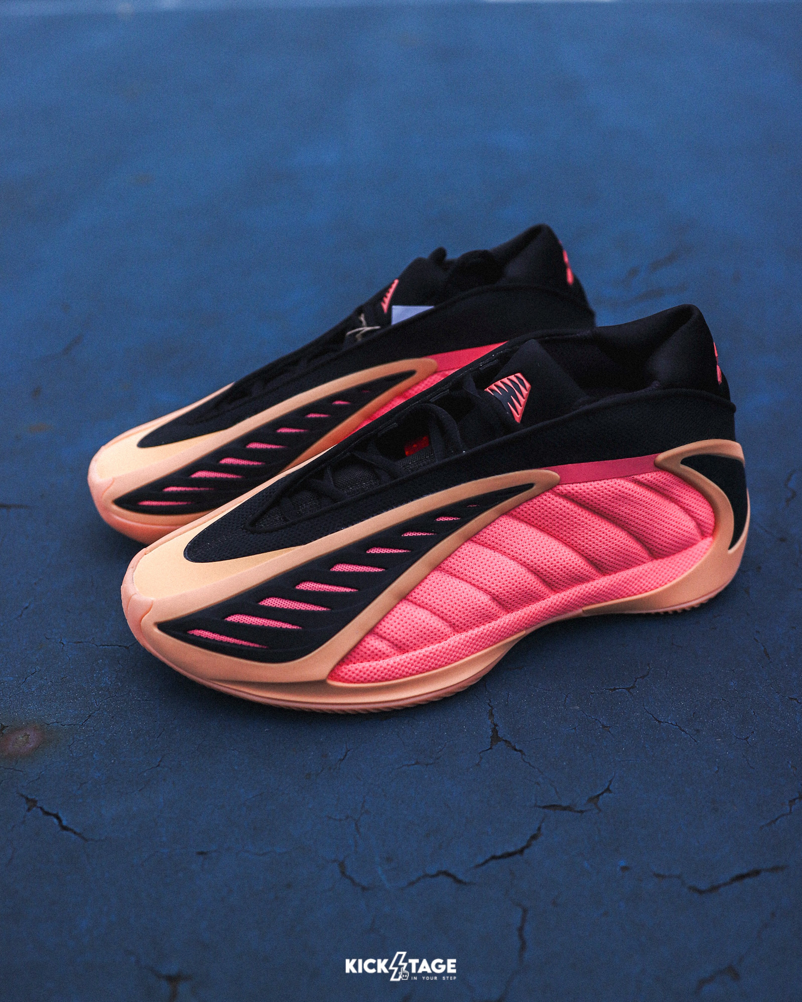 男鞋 ADIDAS ANTHONY EDWARDS 2 橘色 AE2 網眼 緩震 實戰 籃球鞋【JS3514】