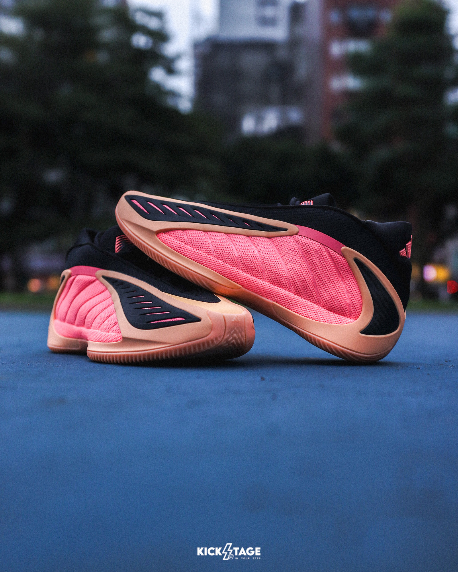 男鞋 ADIDAS ANTHONY EDWARDS 2 橘色 AE2 網眼 緩震 實戰 籃球鞋【JS3514】