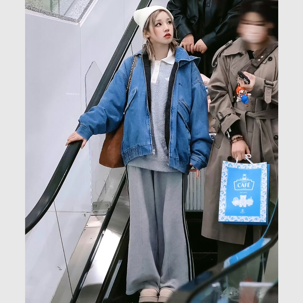 ADIDAS ORIGINALS ADICOLOR 寬鬆 慵懶感 棉褲 灰色 長褲 (女款)